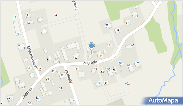 Rzeszotary, Łąkowa, 2, mapa Rzeszotary