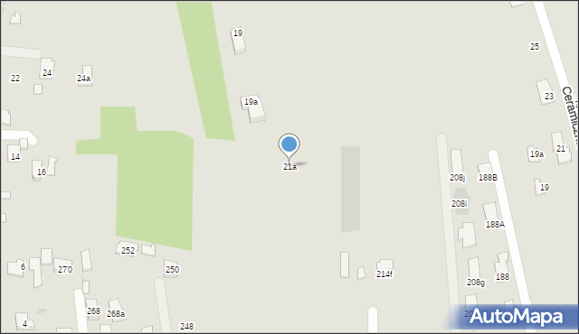 Rzeszów, Łanowa, 21a, mapa Rzeszów