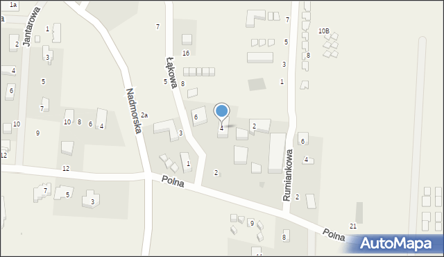 Sarbinowo, Łąkowa, 4, mapa Sarbinowo