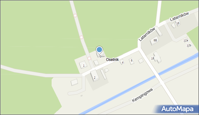 Sasino, Latarników, 5, mapa Sasino