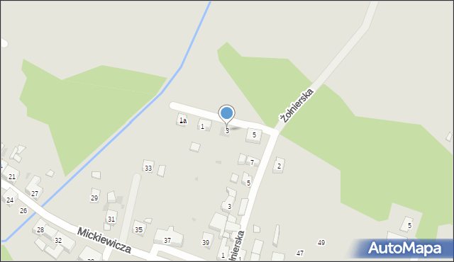 Ścinawa, Łąkowa, 3, mapa Ścinawa