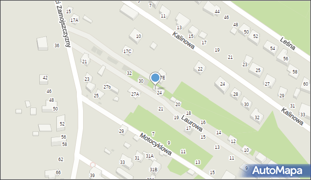 Siedlce, Laurowa, 26, mapa Siedlce