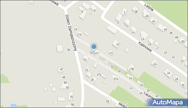 Siedlce, Laurowa, 40, mapa Siedlce