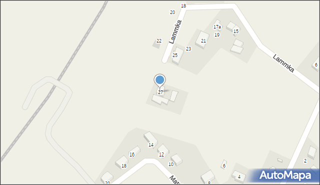 Sierakowice, Lammka Aleksandra, 27, mapa Sierakowice