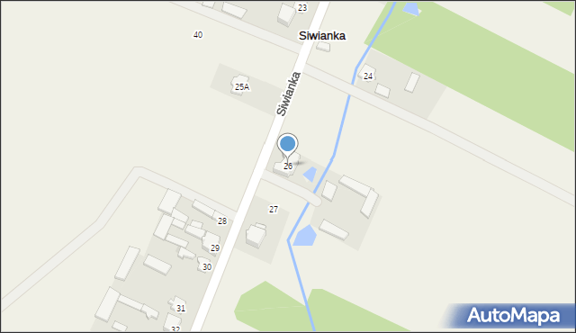 Siwianka, Lawendowa, 24, mapa Siwianka
