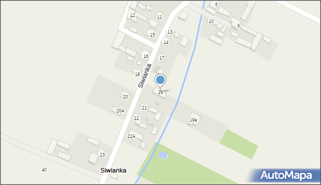 Siwianka, Lawendowa, 40, mapa Siwianka
