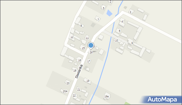 Siwianka, Lawendowa, 46, mapa Siwianka