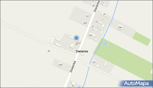 Siwianka, Lawendowa, 63, mapa Siwianka