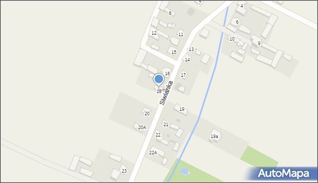 Siwianka, Lawendowa, 71, mapa Siwianka