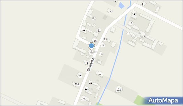 Siwianka, Lawendowa, 73, mapa Siwianka