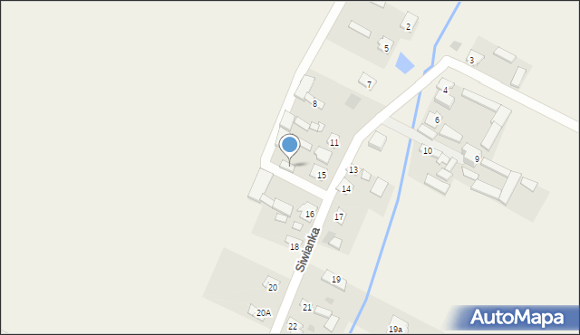 Siwianka, Lawendowa, 75, mapa Siwianka