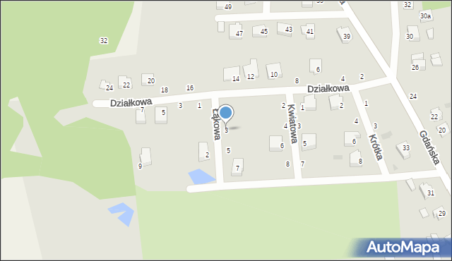 Skarszewy, Łąkowa, 3, mapa Skarszewy