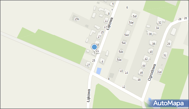 Smardzewice, Łąkowa, 23, mapa Smardzewice