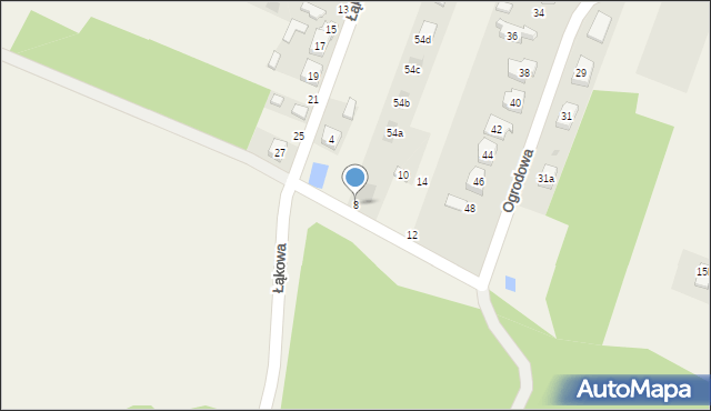 Smardzewice, Łąkowa, 8, mapa Smardzewice