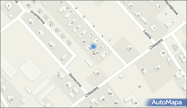 Smolec, Laurowa, 5a, mapa Smolec