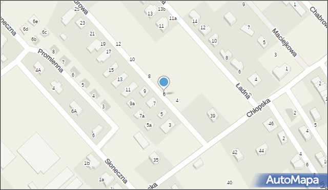 Smolec, Laurowa, 6, mapa Smolec