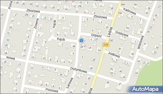 Solec Kujawski, Łanowa, 1A, mapa Solec Kujawski