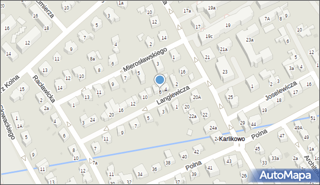 Sopot, Langiewicza Mariana, gen., 6, mapa Sopotu