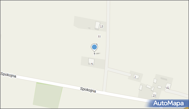 Srebrzyszcze, Łączna, 7, mapa Srebrzyszcze