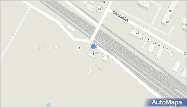 Środa Wielkopolska, Łąkowa, 6, mapa Środa Wielkopolska