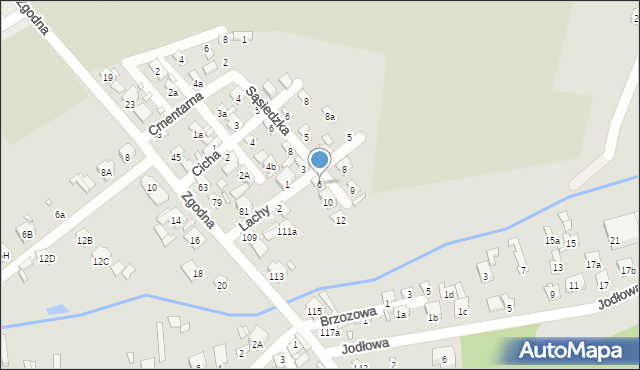 Starachowice, Lachy, 6, mapa Starachowic