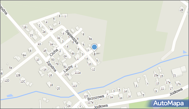 Starachowice, Lachy, 8, mapa Starachowic