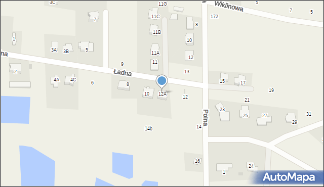 Stare Kupiski, Ładna, 12A, mapa Stare Kupiski