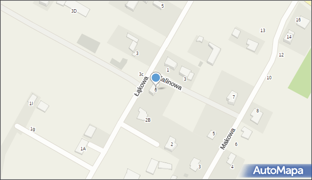 Stare Kupiski, Łąkowa, 6, mapa Stare Kupiski