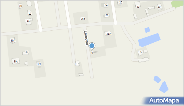 Stare Miasto, Laurowa, 5, mapa Stare Miasto