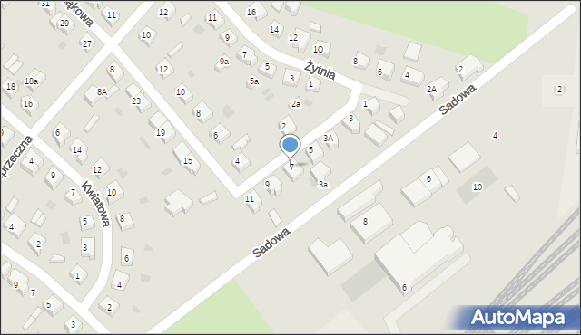 Starogard Gdański, Łąkowa, 7, mapa Starogard Gdański