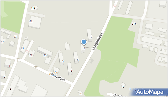 Staszów, Langiewicza Mariana, gen., 7, mapa Staszów