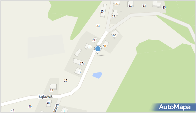 Stawiguda, Łąkowa, 56, mapa Stawiguda