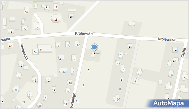 Stężyca, Łaszewskiego Michała, ks. bp., 5, mapa Stężyca