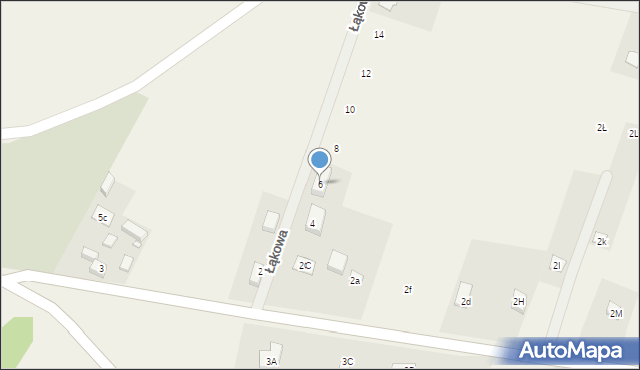 Strońsko, Łąkowa, 6, mapa Strońsko