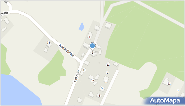 Studzienice, Łąkowa, 2, mapa Studzienice