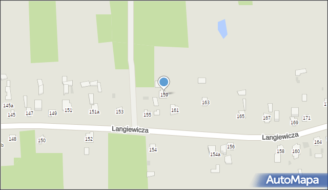 Suchedniów, Langiewicza Mariana, gen., 159, mapa Suchedniów