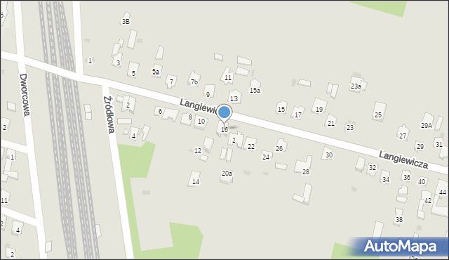Suchedniów, Langiewicza Mariana, gen., 16, mapa Suchedniów