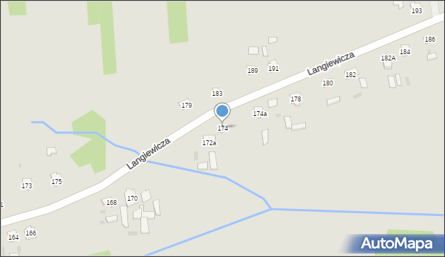 Suchedniów, Langiewicza Mariana, gen., 174, mapa Suchedniów