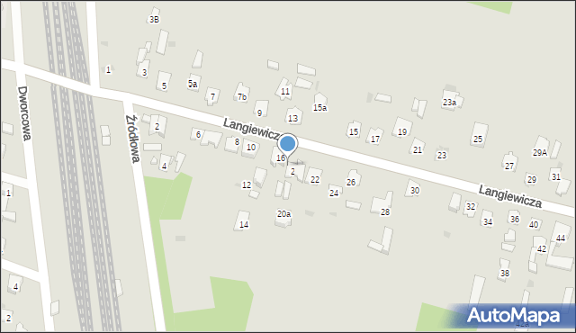 Suchedniów, Langiewicza Mariana, gen., 18, mapa Suchedniów