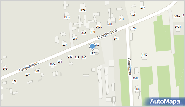 Suchedniów, Langiewicza Mariana, gen., 192, mapa Suchedniów