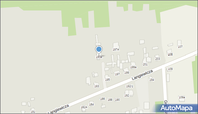 Suchedniów, Langiewicza Mariana, gen., 193a, mapa Suchedniów