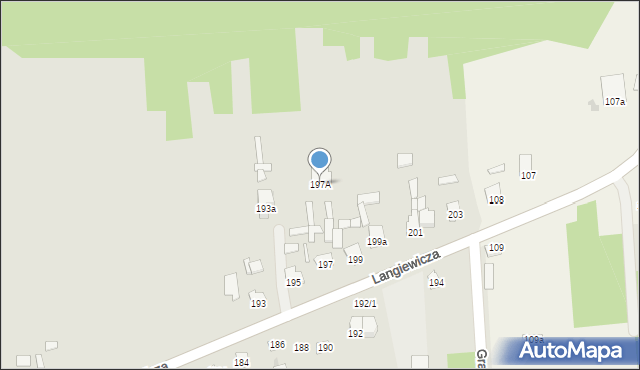 Suchedniów, Langiewicza Mariana, gen., 197A, mapa Suchedniów