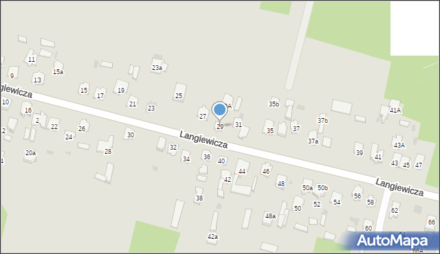 Suchedniów, Langiewicza Mariana, gen., 29, mapa Suchedniów