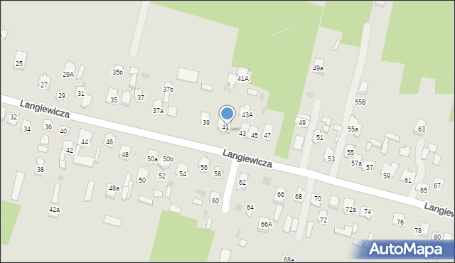 Suchedniów, Langiewicza Mariana, gen., 41/2, mapa Suchedniów