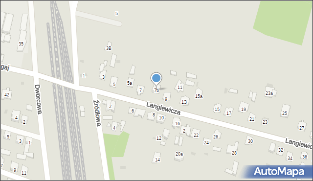 Suchedniów, Langiewicza Mariana, gen., 7b, mapa Suchedniów