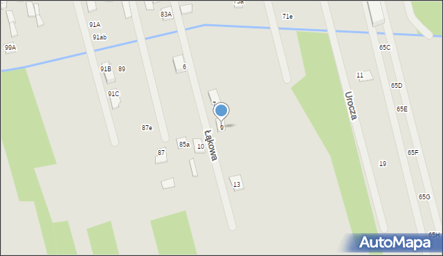 Sulejówek, Łąkowa, 9, mapa Sulejówek