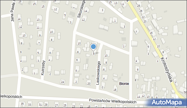 Sulmierzyce, Laskowskiego Ignacego, prof., 3, mapa Sulmierzyce