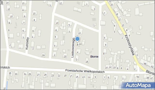 Sulmierzyce, Laskowskiego Ignacego, prof., 6, mapa Sulmierzyce