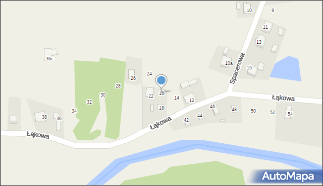 Sułów, Łąkowa, 16, mapa Sułów