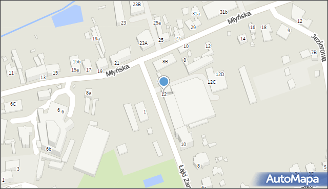 Świebodzin, Łąki Zamkowe, 12, mapa Świebodzin